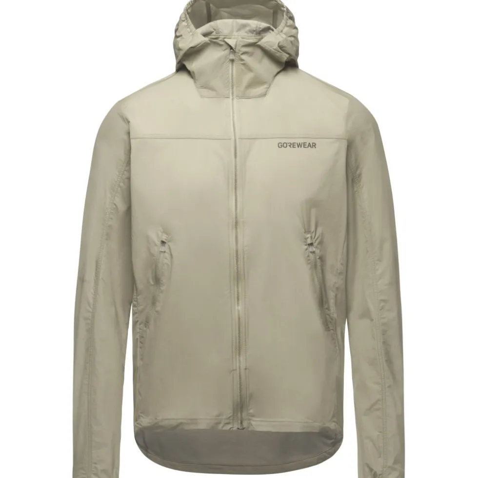 GOREWEAR FERNFLOW Windbreaker met Capuchon Heren - tech beige BG00