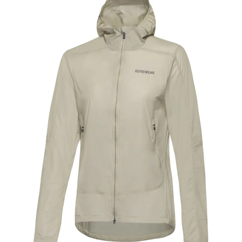 GOREWEAR FERNFLOW Windbreaker met Capuchon Dames - tech beige BG00