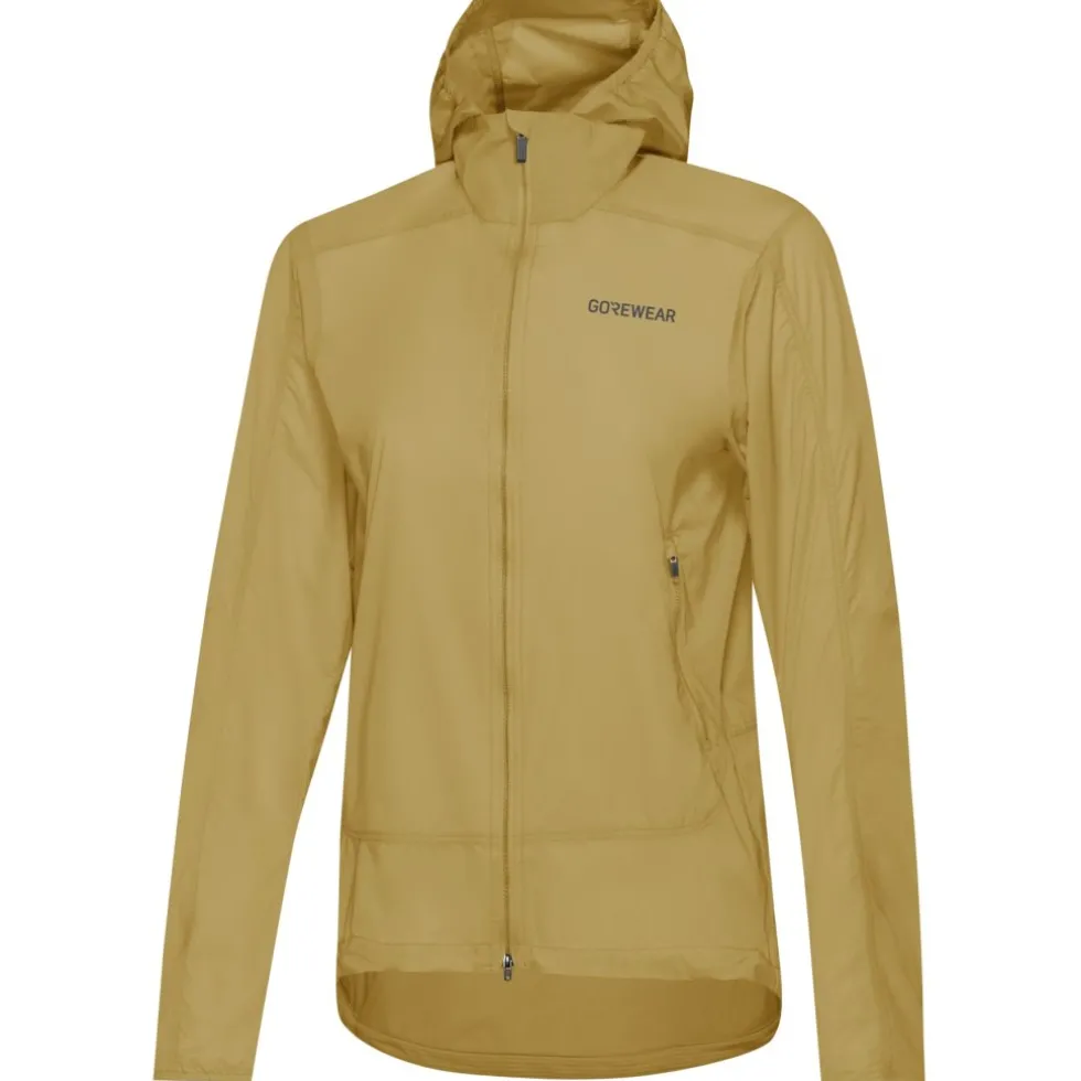 GOREWEAR FERNFLOW Windbreaker met Capuchon Dames - tuscan sand DD00
