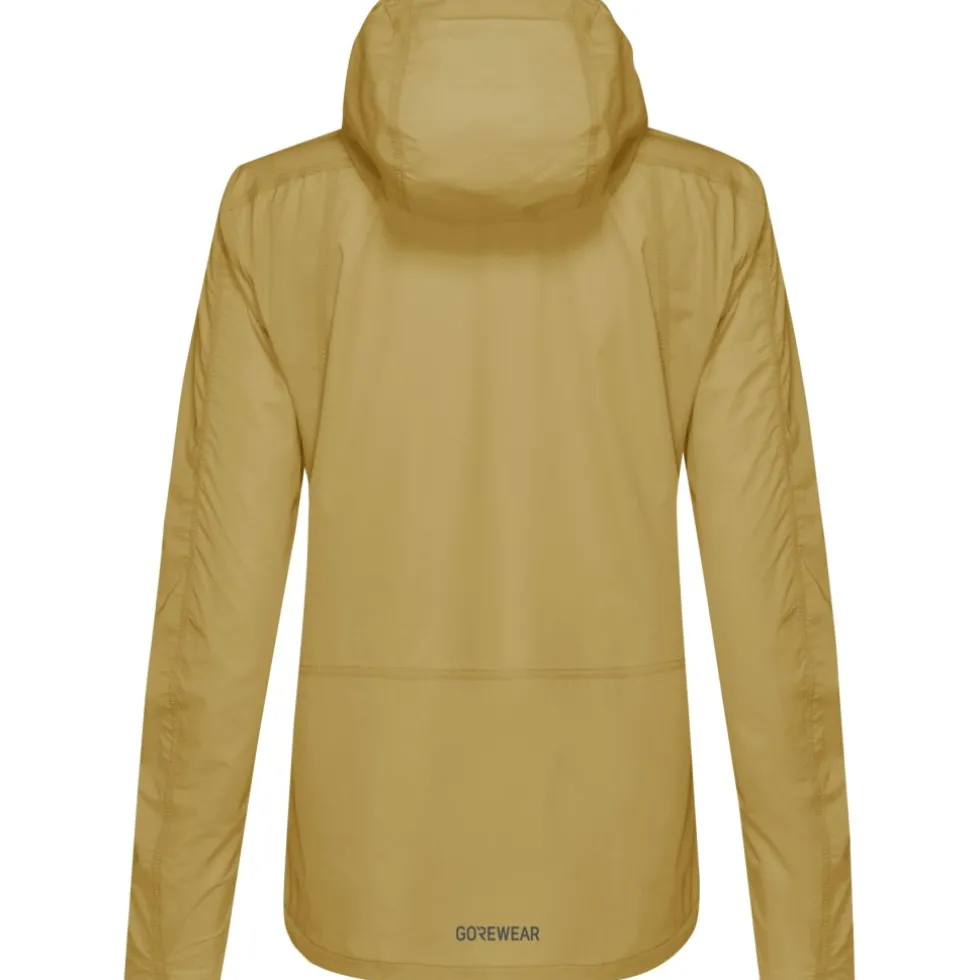 GOREWEAR FERNFLOW Windbreaker met Capuchon Dames - tuscan sand DD00