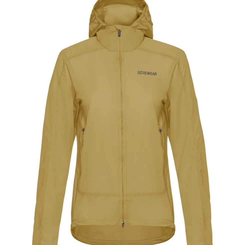 GOREWEAR FERNFLOW Windbreaker met Capuchon Dames - tuscan sand DD00