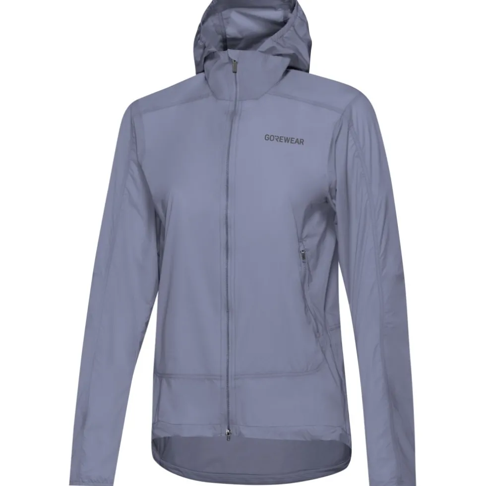 GOREWEAR FERNFLOW Windbreaker met Capuchon Dames - amethyst grey DF00