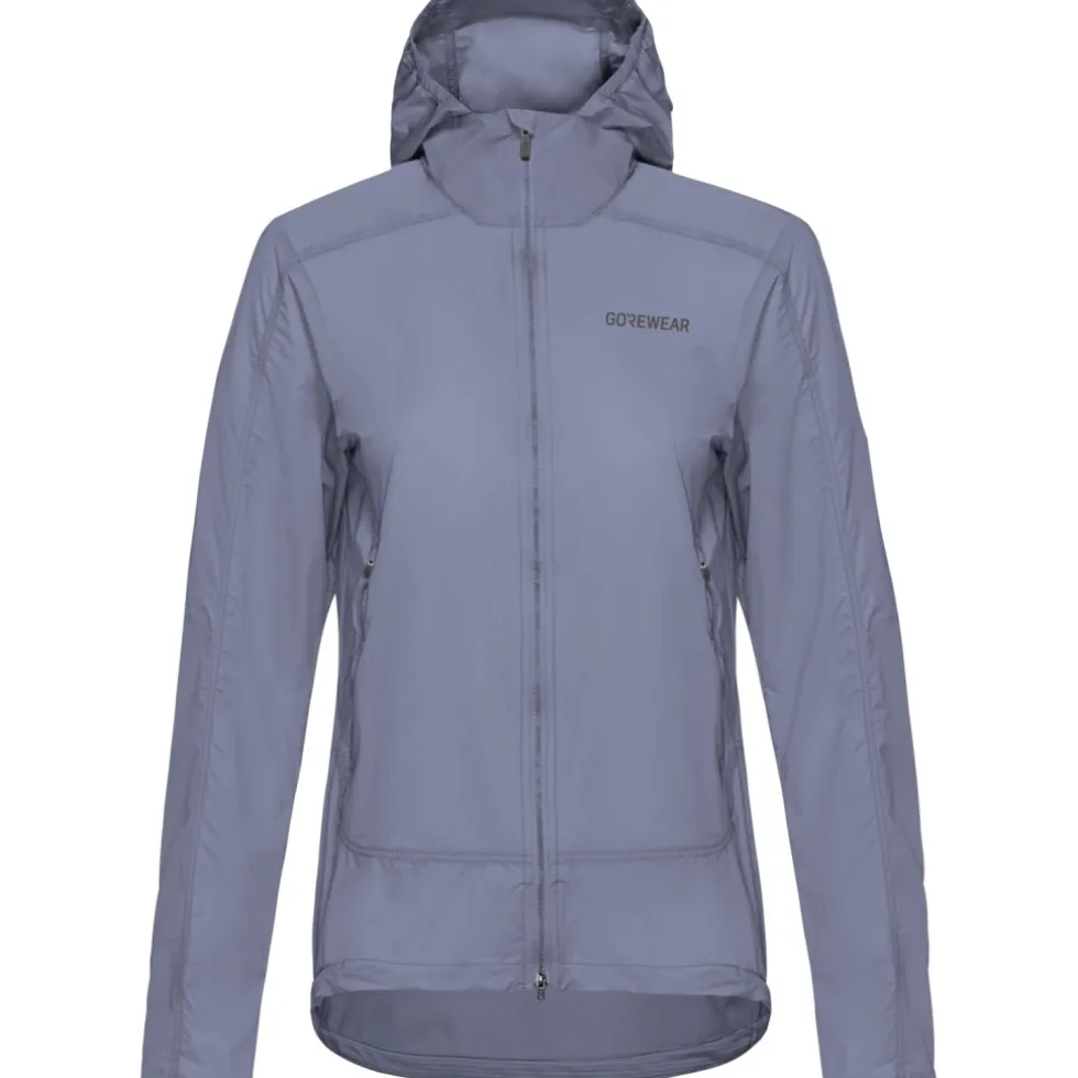 GOREWEAR FERNFLOW Windbreaker met Capuchon Dames - amethyst grey DF00