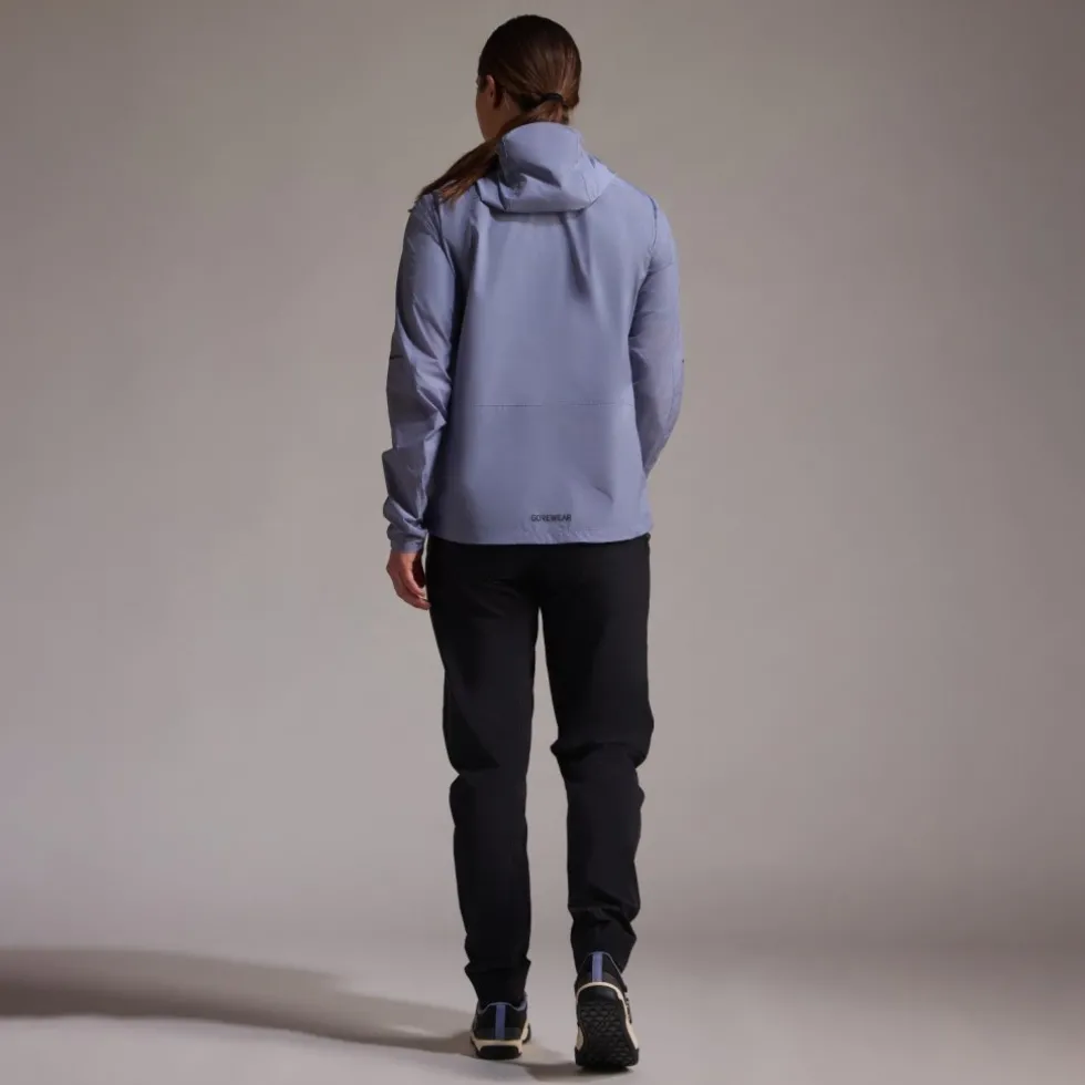 GOREWEAR FERNFLOW Windbreaker met Capuchon Dames - amethyst grey DF00