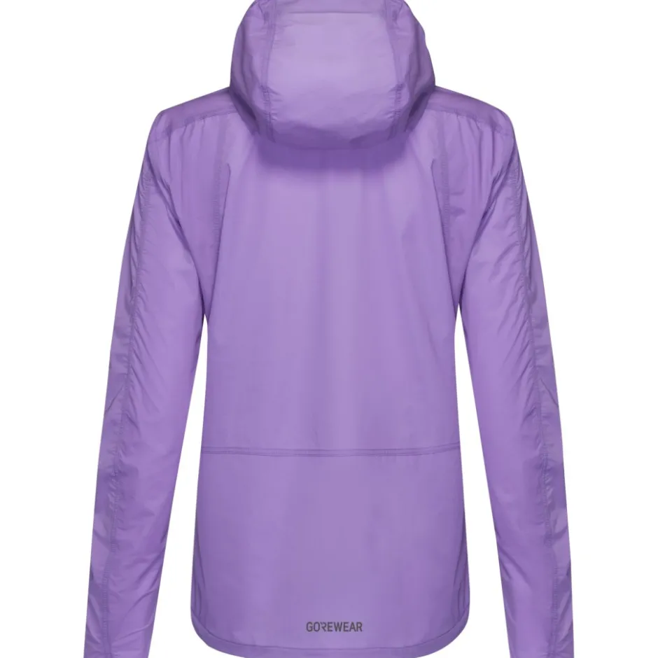 Windjacks < GOREWEAR FERNFOW Windbreaker met Capuchon Dames - scrub purpe BX00