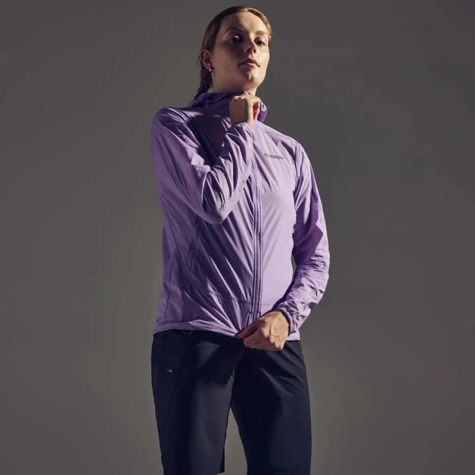 Windjacks < GOREWEAR FERNFOW Windbreaker met Capuchon Dames - scrub purpe BX00