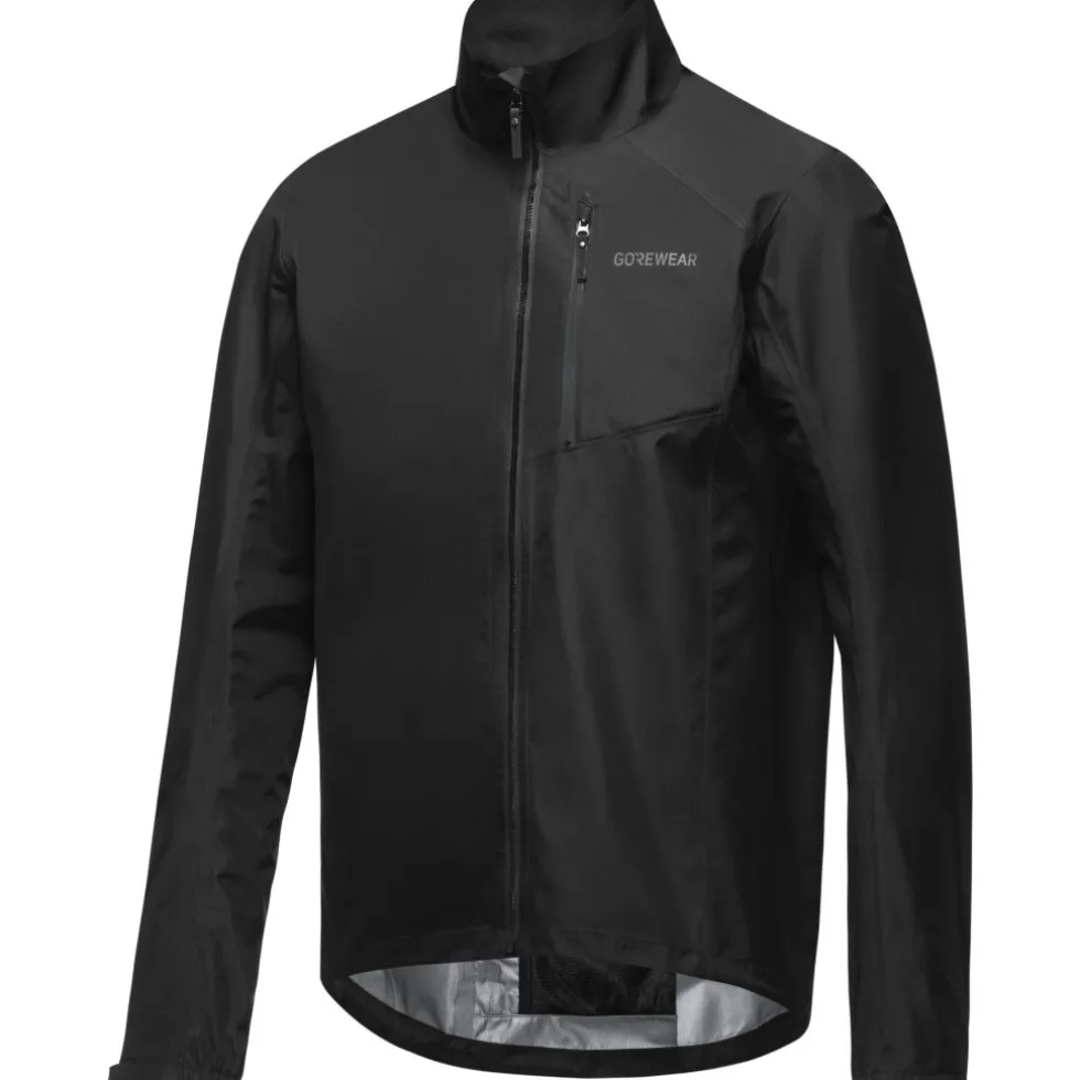 GOREWEAR Glidewheel GORE-TEX Jas Heren - zwart 9900