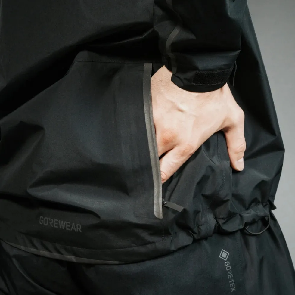 GOREWEAR Glidewheel GORE-TEX Jas Heren - zwart 9900