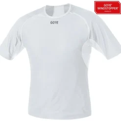 GOREWEAR GORE® WINDSTOPPER® Base Layer Shirt Heren - light grey/white 9201