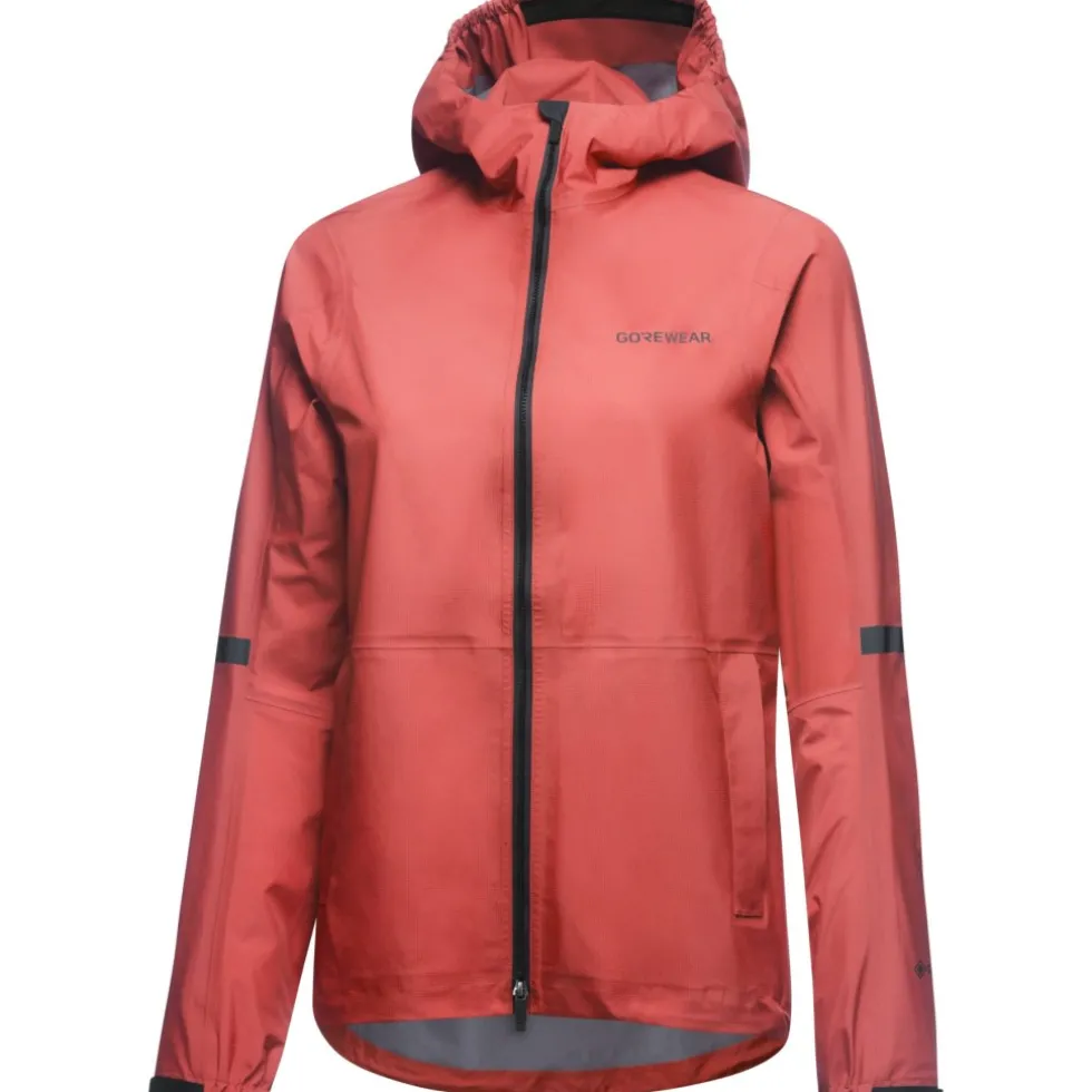 GOREWEAR Lupra 2.0 GORE-TEX Jas met capuchon Vrouwen - coral red DI00