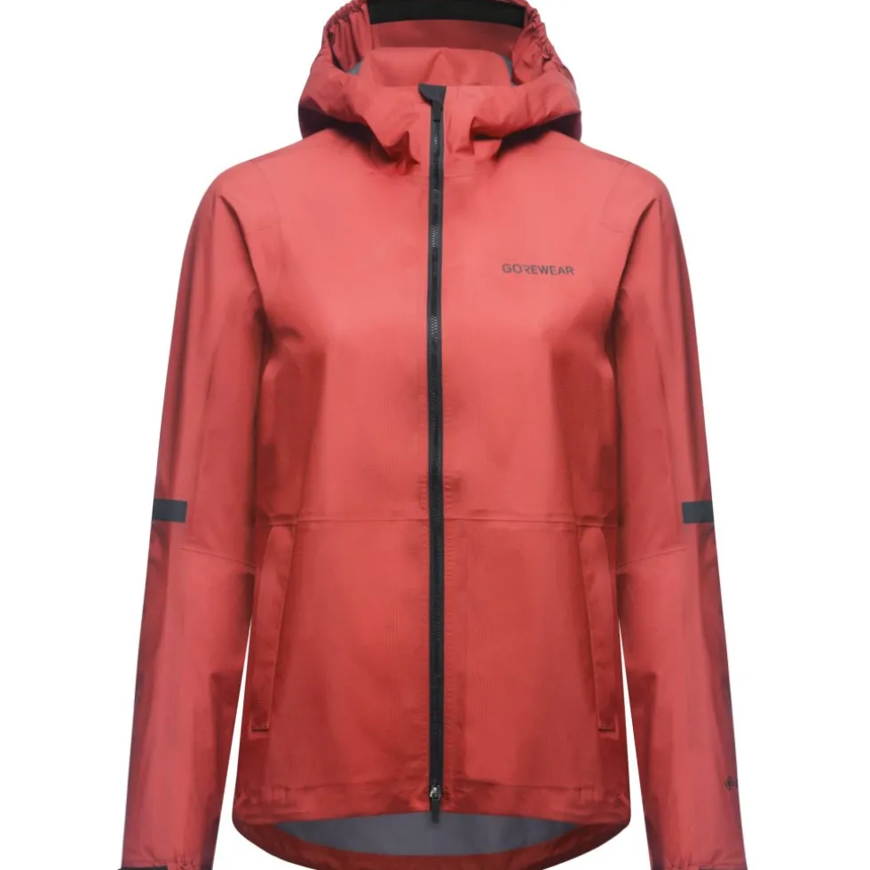 GOREWEAR Lupra 2.0 GORE-TEX Jas met capuchon Vrouwen - coral red DI00