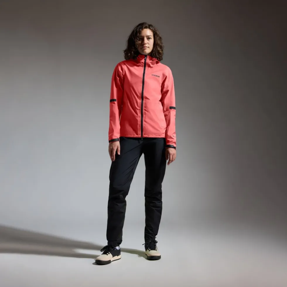GOREWEAR Lupra 2.0 GORE-TEX Jas met capuchon Vrouwen - coral red DI00