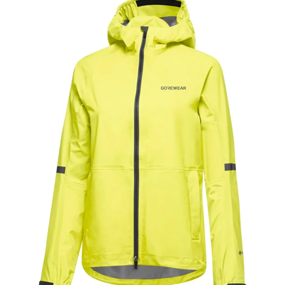 GOREWEAR Lupra 2.0 GORE-TEX Jas met capuchon Vrouwen - lime yellow CB00