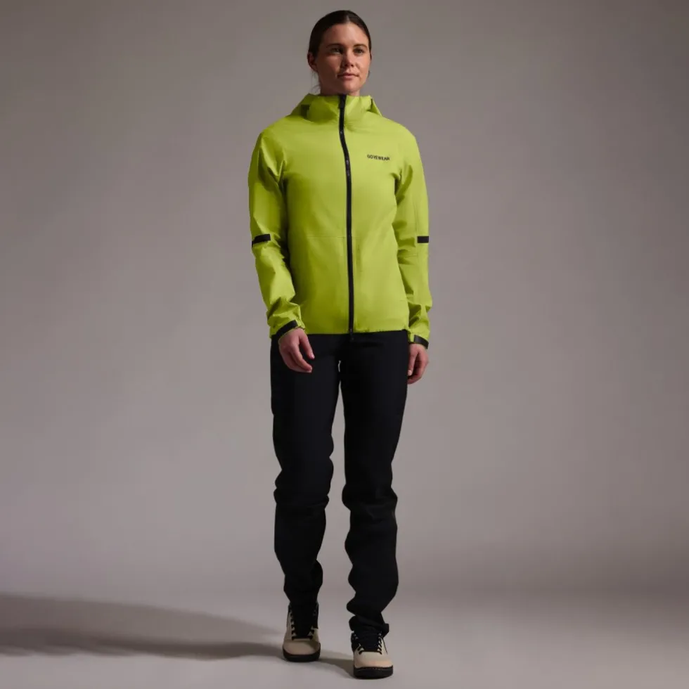 GOREWEAR Lupra 2.0 GORE-TEX Jas met capuchon Vrouwen - lime yellow CB00