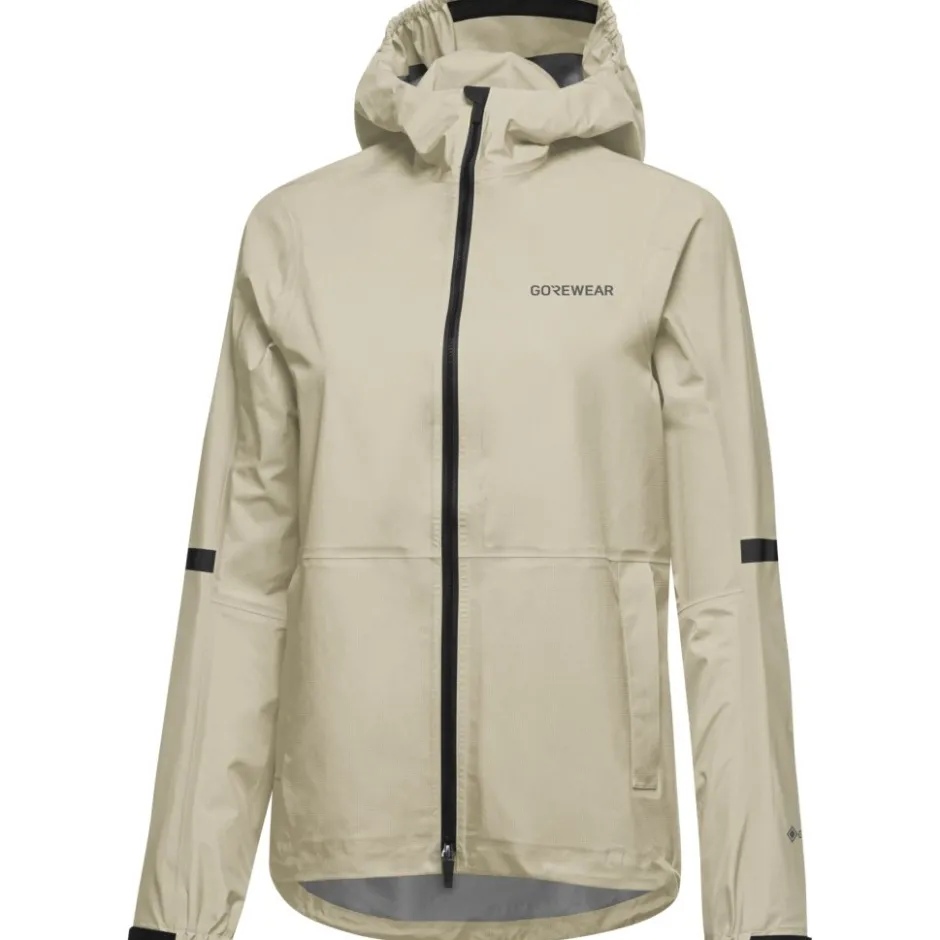 Regenjassen < GOREWEAR upra 2.0 GORE-TEX Ja et capuchon Vrouwen - tech beige BG00