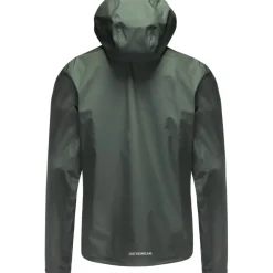 GOREWEAR Lupra 2.0 GORE-TEX Logo Jas met capuchon Heren - slate green / white DH01