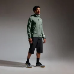 GOREWEAR Lupra 2.0 GORE-TEX Logo Jas met capuchon Heren - slate green / white DH01