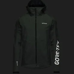 GOREWEAR Lupra 2.0 GORE-TEX Logo Jas met capuchon Heren - slate green / white DH01