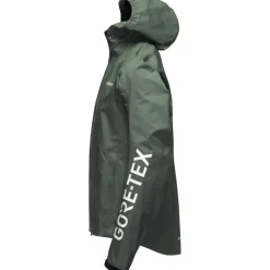 GOREWEAR Lupra 2.0 GORE-TEX Logo Jas met capuchon Heren - slate green / white DH01
