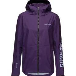 GOREWEAR Lupra 2.0 GORE-TEX Logo Jas Vrouwen - purple indigo / amethyst grey DEDF