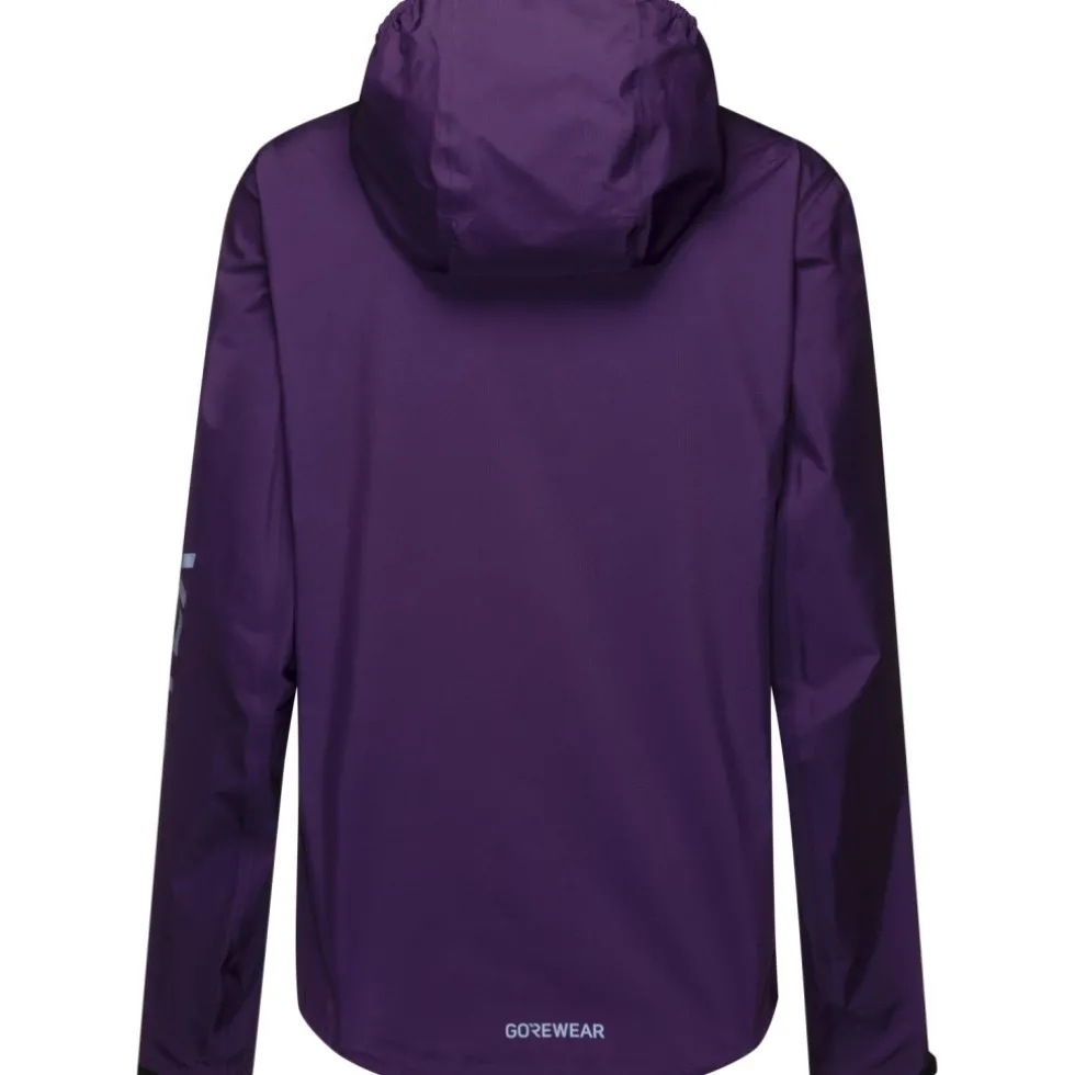 GOREWEAR Lupra 2.0 GORE-TEX Logo Jas Vrouwen - purple indigo / amethyst grey DEDF