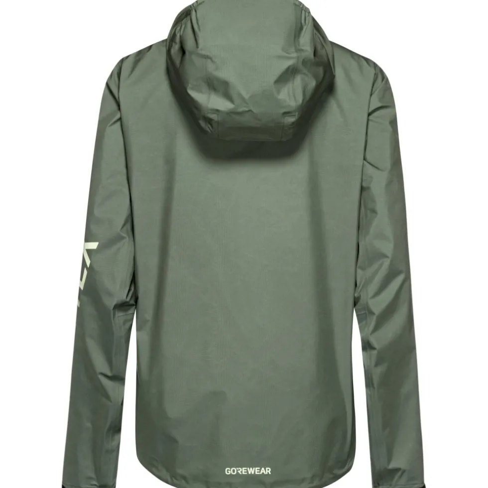 GOREWEAR Lupra 2.0 GORE-TEX Logo Jas Vrouwen - slate green / spring green DHDJ