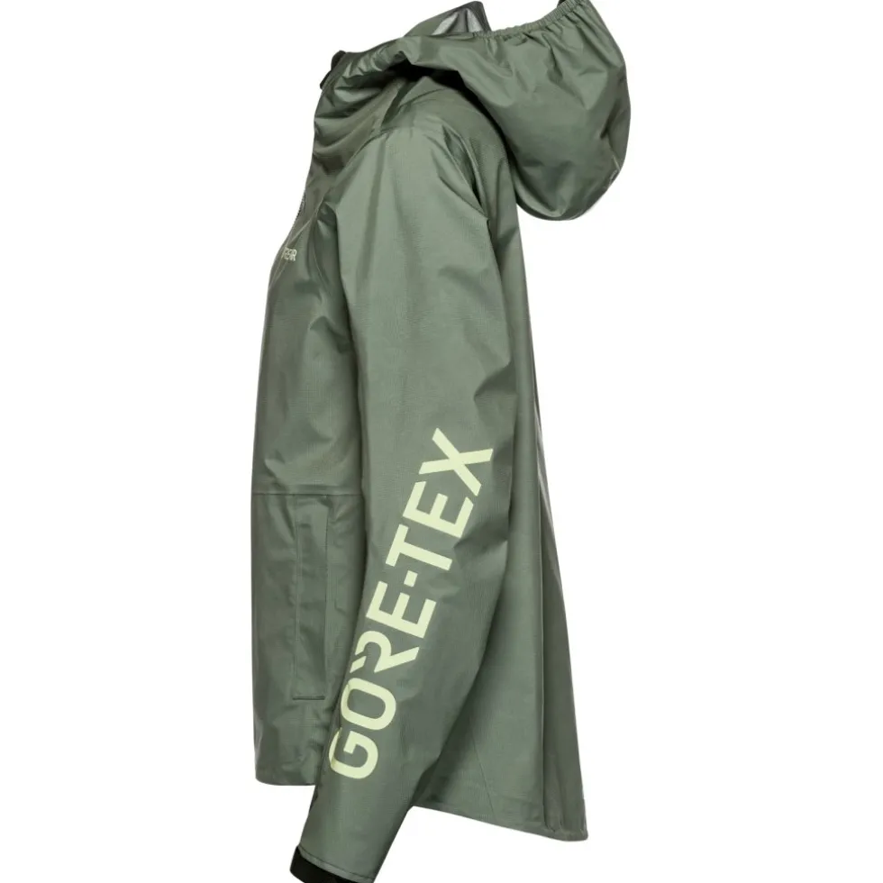 GOREWEAR Lupra 2.0 GORE-TEX Logo Jas Vrouwen - slate green / spring green DHDJ