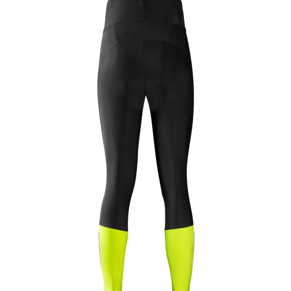 Winterbroeken < GOREWEAR Progress Thermo Fietsbroek Dames - black/neon yellow 9908