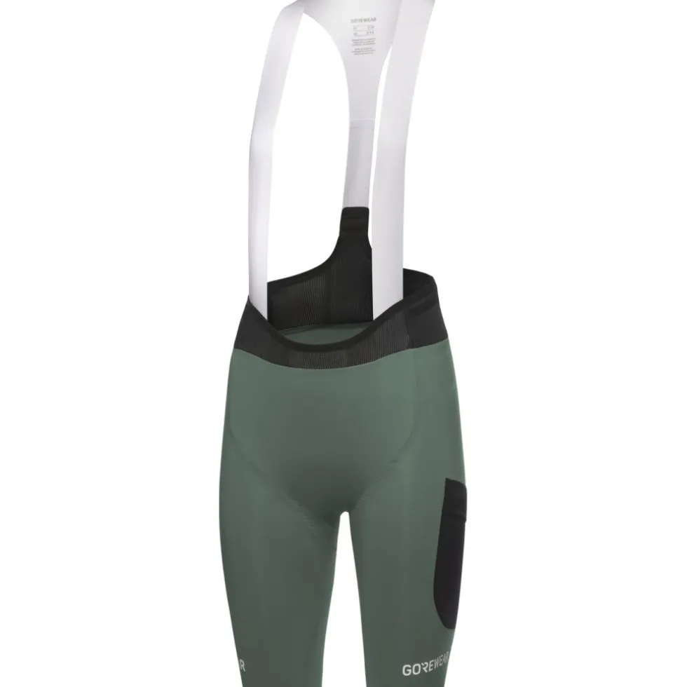 GOREWEAR Spinshift Cargo Fietsshort+ met Bretels Dames - slate green DH00
