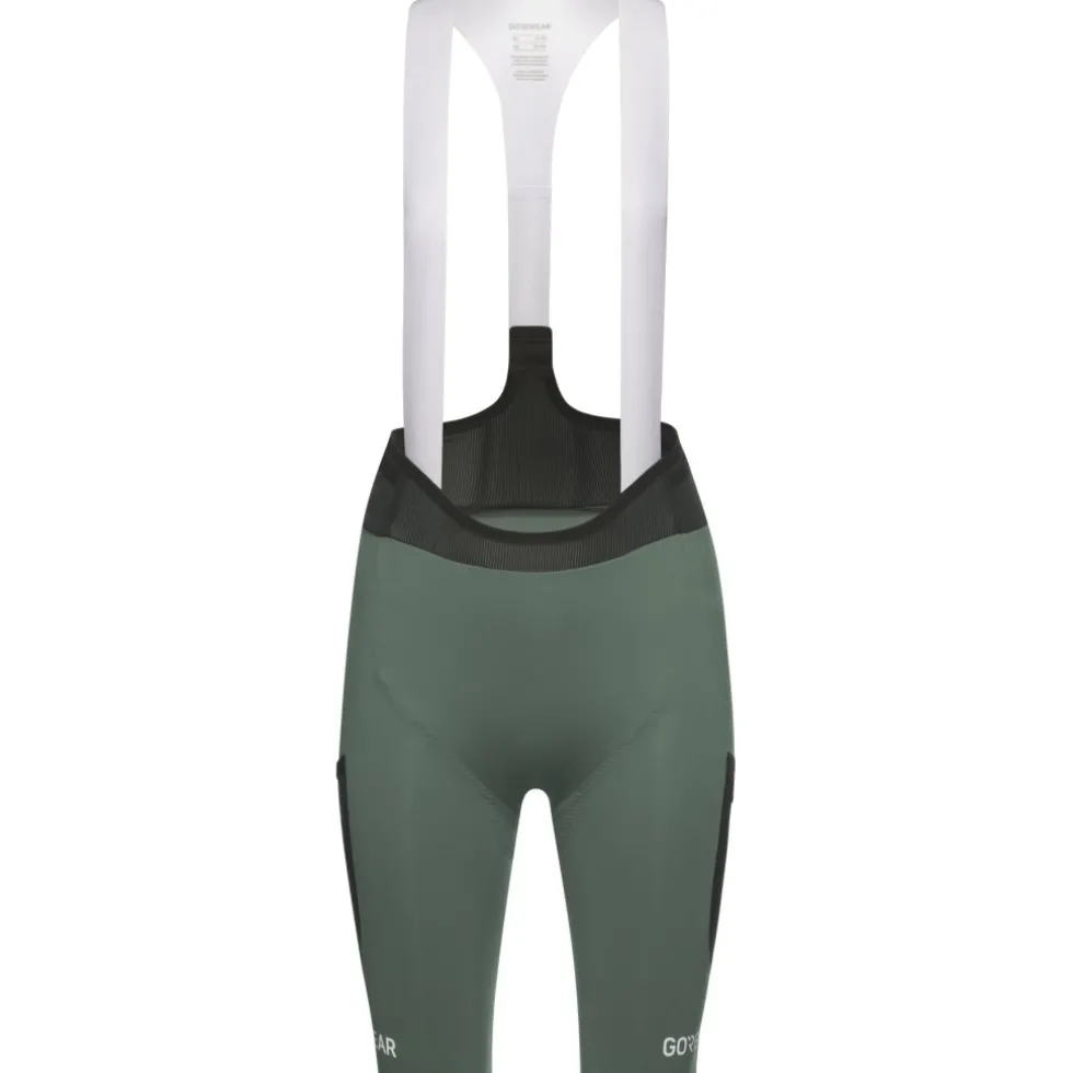 GOREWEAR Spinshift Cargo Fietsshort+ met Bretels Dames - slate green DH00