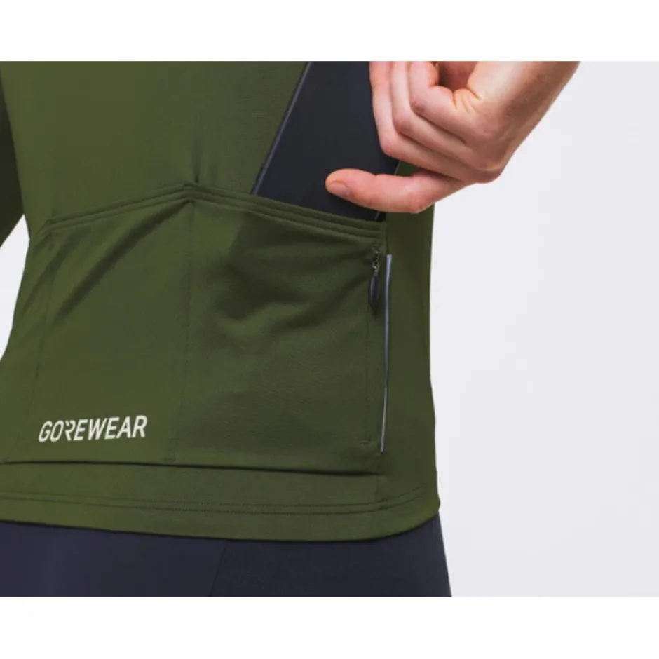 Wielershirts < GOREWEAR pinhift Fiethirt et ange ouwen Heren - orbit bue AU00