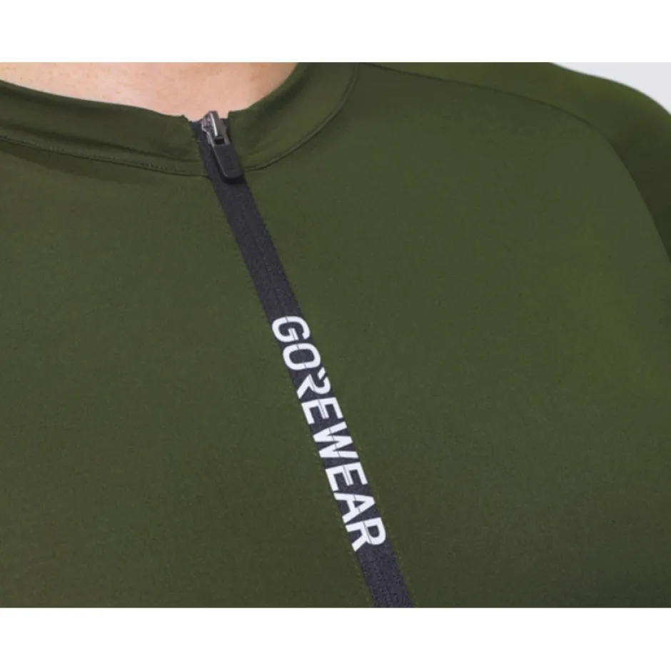 Wielershirts < GOREWEAR pinhift Fiethirt et ange ouwen Heren - orbit bue AU00
