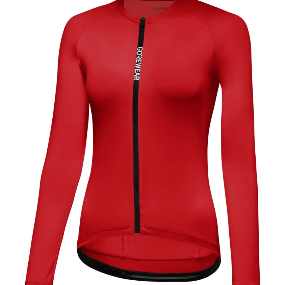 GOREWEAR Spinshift Fietsshirt met Lange Mouwen Dames - lab red DC00