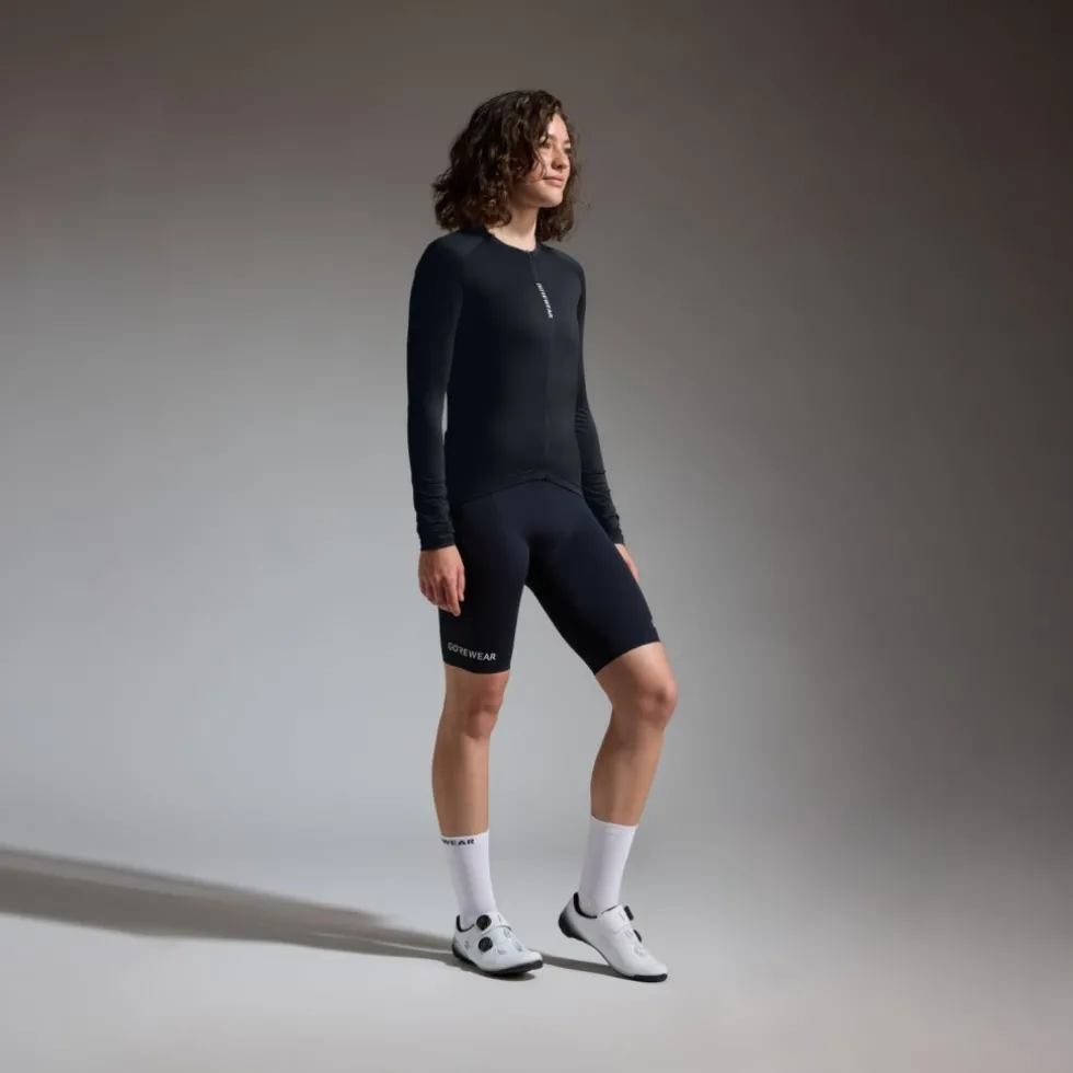 GOREWEAR Spinshift Fietsshirt met Lange Mouwen Dames - zwart 9900