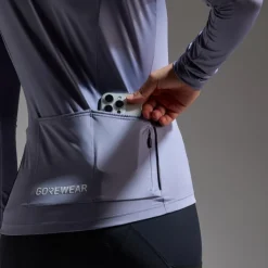 GOREWEAR Spinshift Fietsshirt met Lange Mouwen Dames - amethyst grey DF00