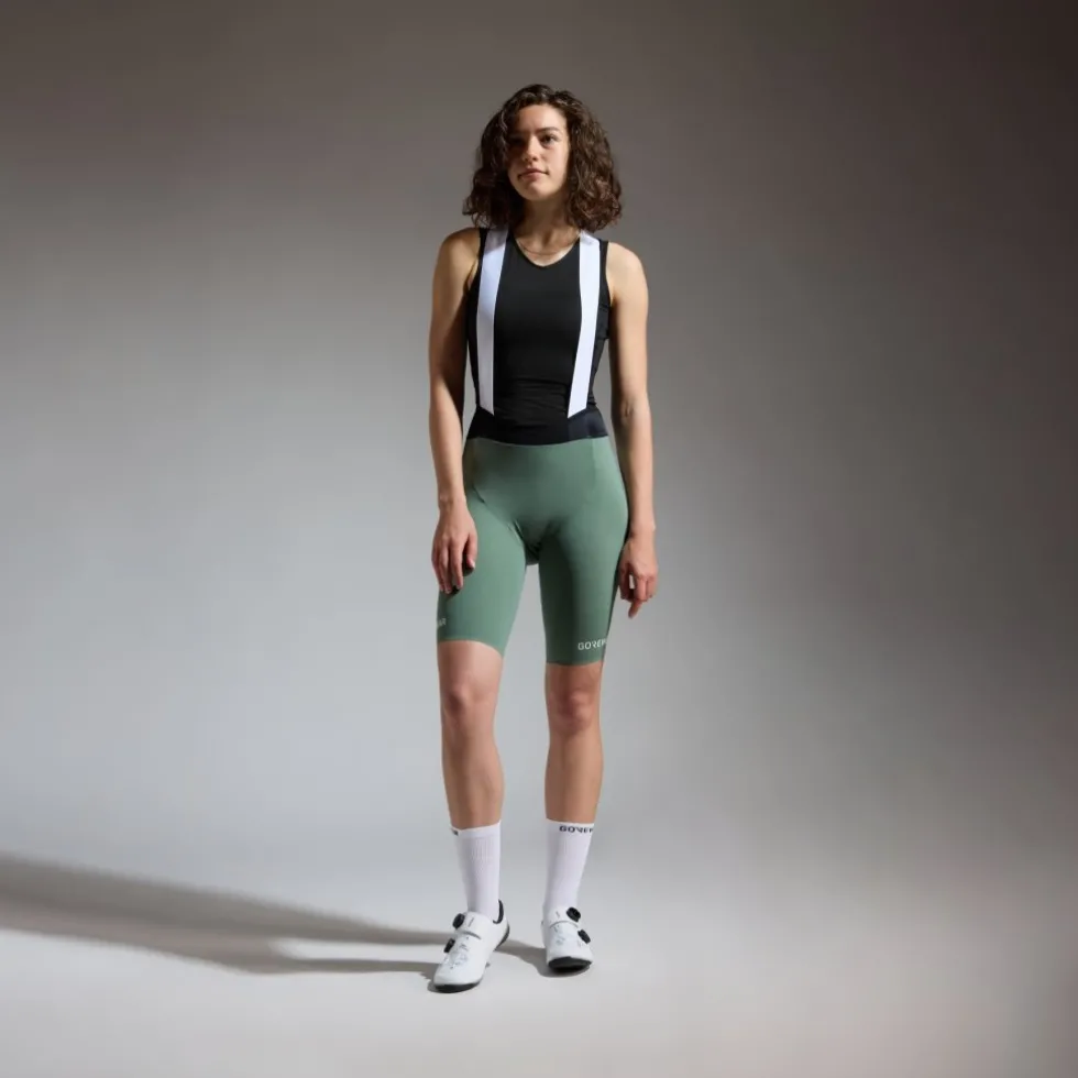 GOREWEAR Spinshift Fietsshort+ met Bretels Dames - slate green DH00