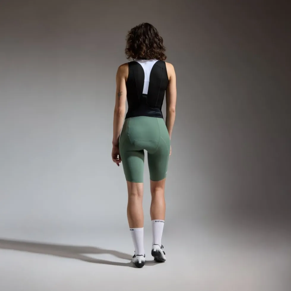 GOREWEAR Spinshift Fietsshort+ met Bretels Dames - slate green DH00
