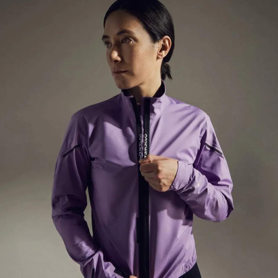 Windjacks|Racefietsjacks < GOREWEAR Spinshift GORE-TEX Jas Dames - scrub purple BX00