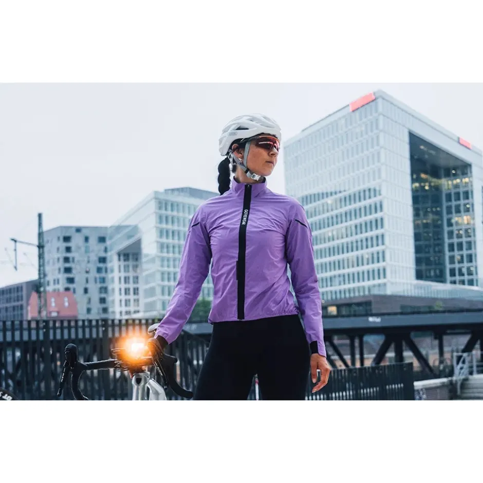 Windjacks|Racefietsjacks < GOREWEAR Spinshift GORE-TEX Jas Dames - scrub purple BX00