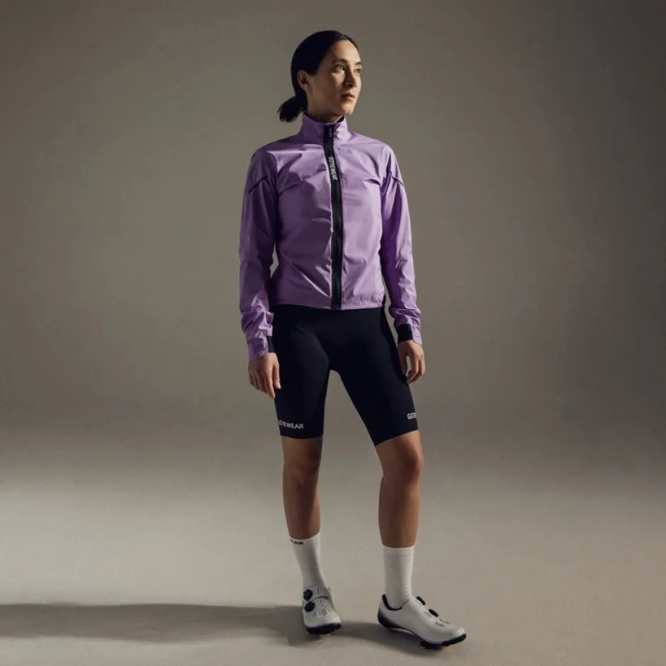 Windjacks|Racefietsjacks < GOREWEAR Spinshift GORE-TEX Jas Dames - scrub purple BX00