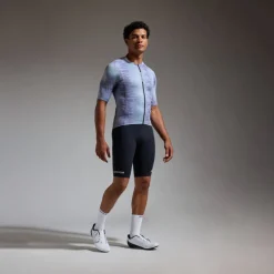 GOREWEAR Spinshift Pixel Korte mouw shirt heren - amethyst grey / purple indigo DFDE
