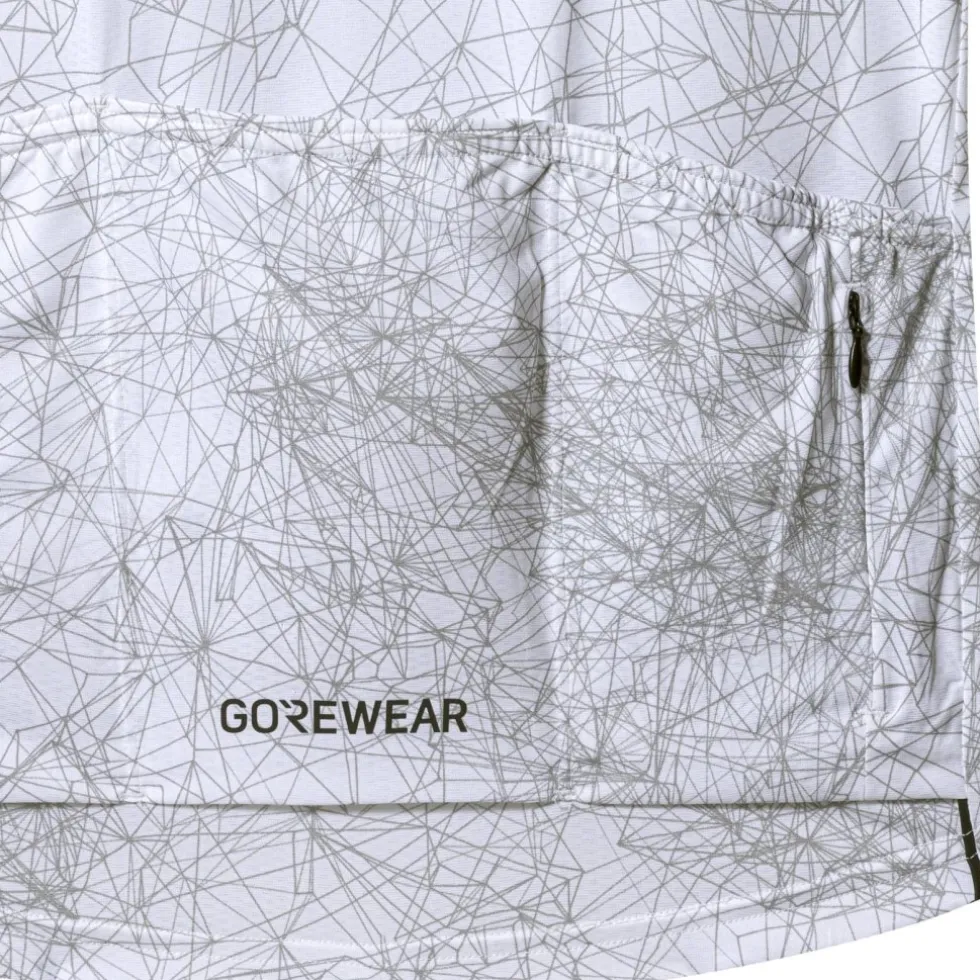 GOREWEAR Spirit Neuro Korte mouwen shirt heren - white / lab gray 01BF