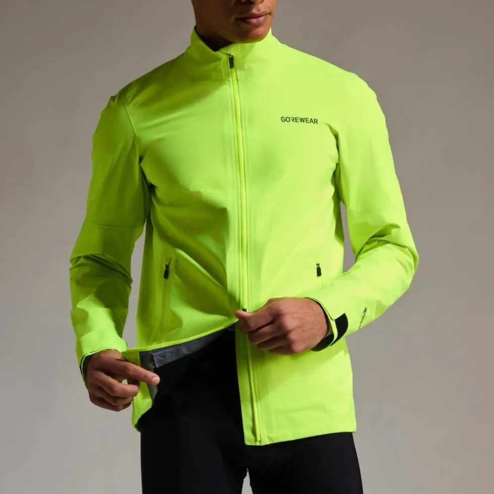 GOREWEAR Swiftride GORE-TEX Jas Heren - neon yellow 0800