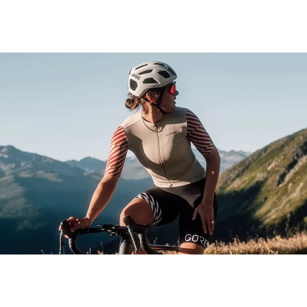GOREWEAR Swiftride Optical Fietsshirt met Korte Mouwen Dames - white/black 0199