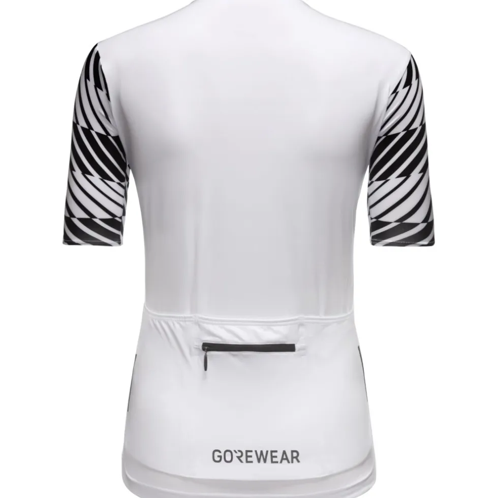 GOREWEAR Swiftride Optical Fietsshirt met Korte Mouwen Dames - white/black 0199