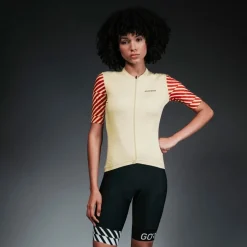 GOREWEAR Swiftride Optical Fietsshirt met Korte Mouwen Dames - white/black 0199