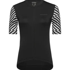 GOREWEAR Swiftride Optical Fietsshirt met Korte Mouwen Dames - zwart/wit 9901