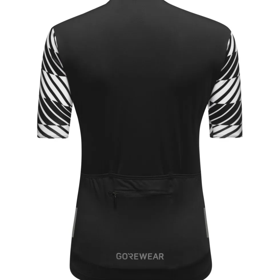 GOREWEAR Swiftride Optical Fietsshirt met Korte Mouwen Dames - zwart/wit 9901