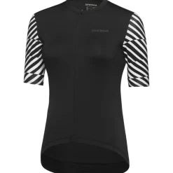 GOREWEAR Swiftride Optical Fietsshirt met Korte Mouwen Dames - zwart/wit 9901