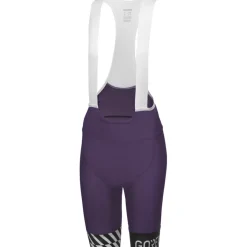 GOREWEAR Swiftride Optical Fietsshort met bretels Dames - purple indigo DE00